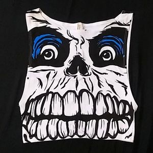 New: Printed crop top (S)